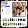 Halloween Witch Bat Pumpkin Design Press On Nails