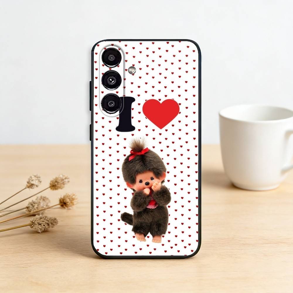 Cute Monchhichis Phone Case For Samsung Galaxy A20,21s,22,31,32,52,53,72,73,80,91 Soft Black Shell