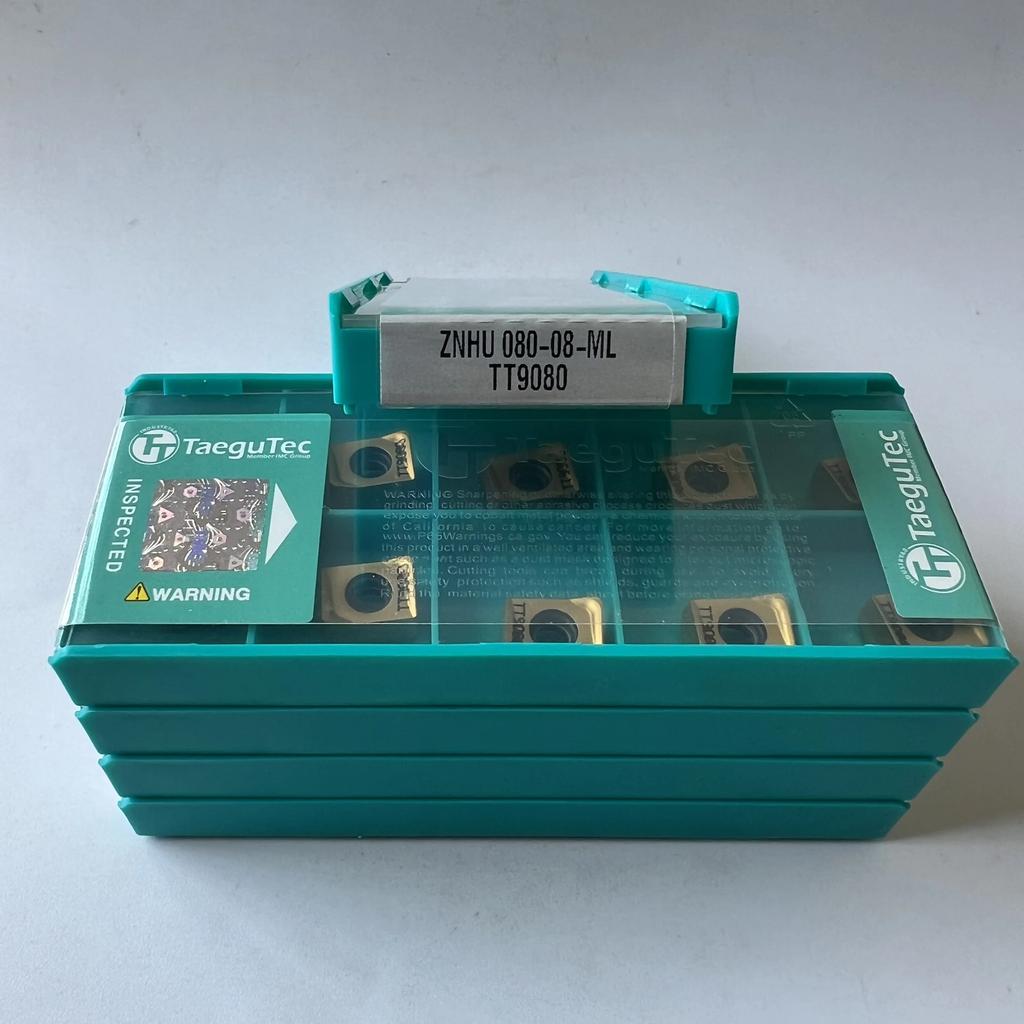 TaeguTec / ZNHU080-08-ML TT9080 / Original Carbide Blade 10 Pcs