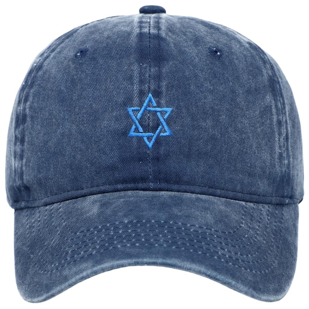 Embroidery Israel Flag Baseball Cap Washed Cotton Sunproof and Breathable for Patriotic Event and Collector Outdoor Gear