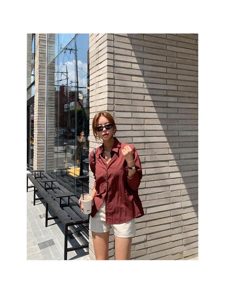 2026 Spring & Autumn Korean Chic Classic Long-Sleeve Women's Shirt