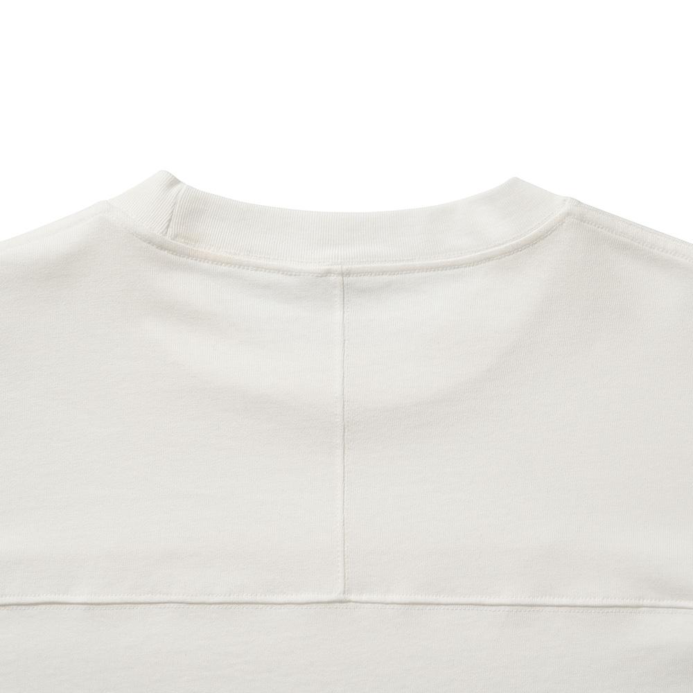HISHANDER Round Patch Long Sleeve T-Shirts