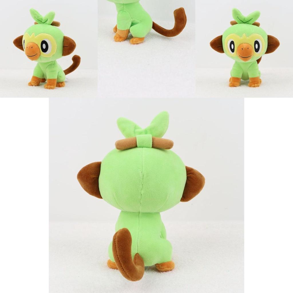 Adorable 7.8in Pokemon Grookey Plush Toy Soft Stuffed Monkey Doll