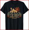 Out of Breath Hiking Society  Black T-Shirt Unisex T-Shirt