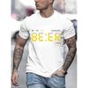 It Is Beer Time T Shirt for Men Vintage T-Shirt O- Neck Classic Man Clothes Oversize Tops Fashion Harajuku Mens Summer Clothing