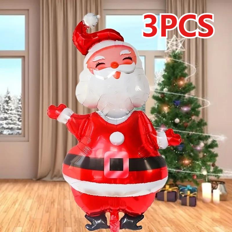 Merry Christmas Foil Balloon Navidad 2025 Home Decoration Santa Claus Snowman Decor Christmas Party Xmas New Years Supplies Gift