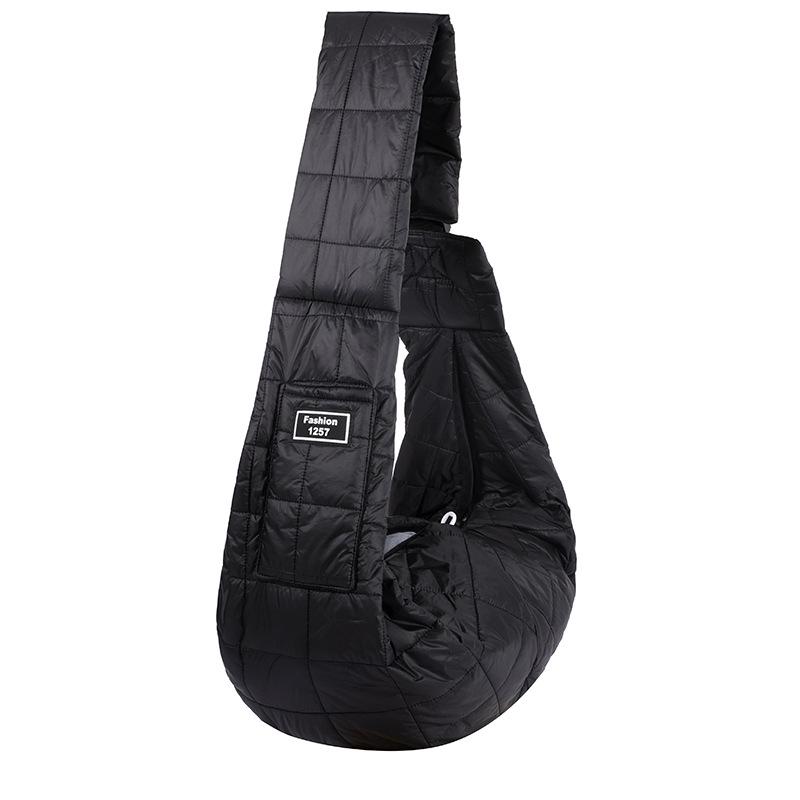 Plush Pet Carrier Crossbody: Winter Warm, Large Capacity, Portable Outdoor Travel Backpack for Cats