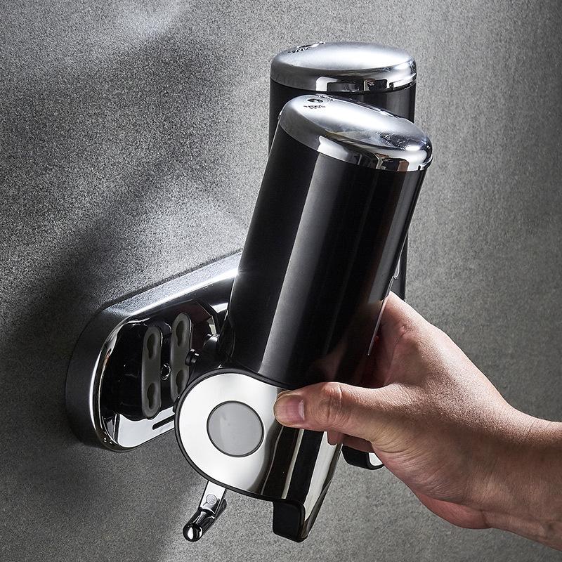 Manual Wall-Mounted Foam Soap & Shower Gel Dispenser for Bathrooms
