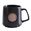 Peking University Bronze Medal Fish Scale Pattern Can Be Determined Copper Medal Coffee Cup Holiday Gift Water Cup Souvenir
