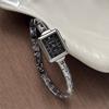 Doukou Medieval Fashion Thin Chain Watch Women'S Light Luxury High-End Cold Bracelet Personalized Diamond-Encrusted Quartz Watch