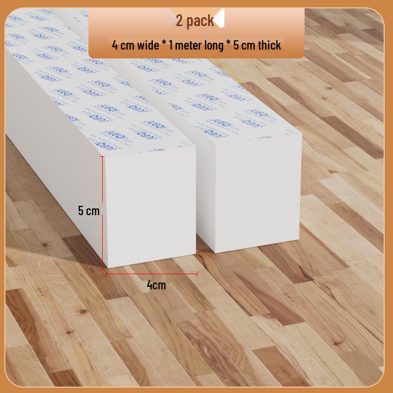 Samoprzylepny biały pasek z gumy piankowej: Uszczelka do drzwi i okien, amortyzująca, dźwiękoszczelna, podkładka antykolizyjna do urządzeń mechanicznych.