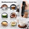 Electric Milk Frother Coffee Whisk Mixer Wireless Cream Blender Egg Beater Usb Rechargeable Mini Milk Foamer Cappuccino Maker