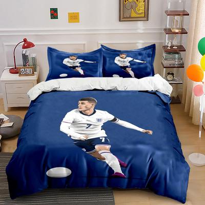 Soccer Player and Ball. Bedding Sets Duvet Cover Sets Duvet Covers Pillowcases(1 * Duvet Cover 2 * Pillowcases Without Duvet Insert)