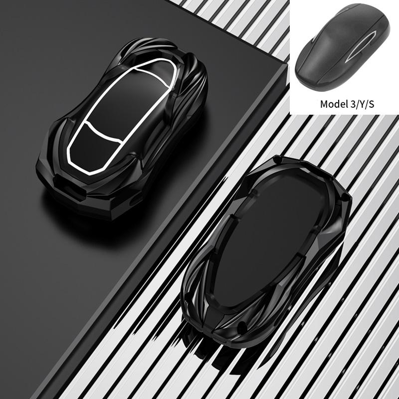 Car Smart Key Case Cover For Tesla Model 3 Model X Model S Model Y Bag Protector Fob Band Shell Holder Keychain Accessories