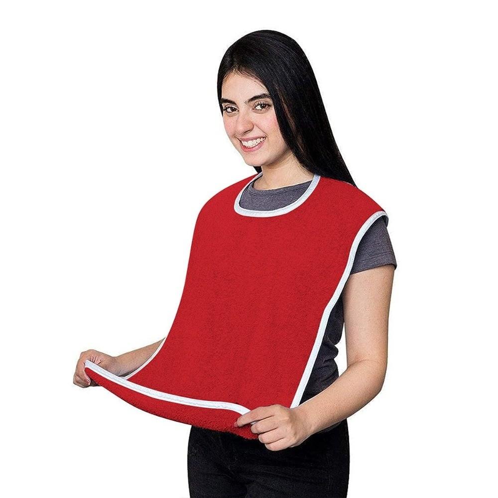Soft Dining Clothing Protectors Lightweight Daily Care Apron Polyester Dining Cloth  Adult