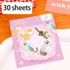 Cat and Dog Diary Post it, Cute Cartoon Cat and Dog Memo, Creative High Beauty Student Memo