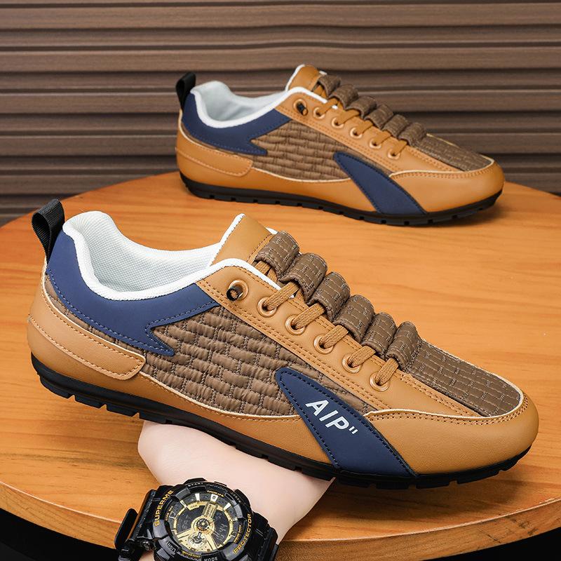 

Men s shoes 2025 autumn non-slip and deodorant one-pedal Forrest Gump shoes men s outdoor travel driving leisure trendy shoes 44