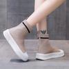 Mesh Breathable Slip on Female Footwear Ankle Boots Women's Shoes Booties Autumn Sale Trends 2025 Luxury Light Summer Cotton A H