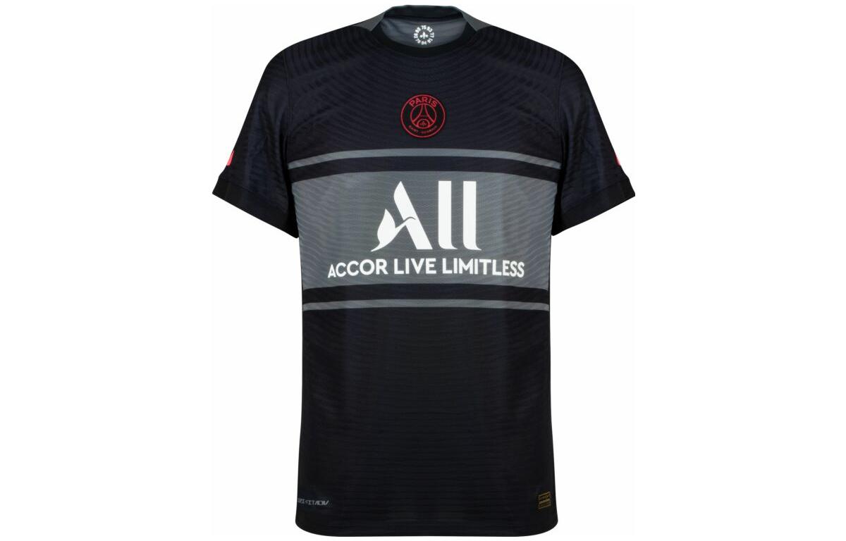 

Nike Soccer Jerseys Men s Black Moderate Straight Fit DB5887-011 S