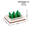 MOOXI Urban Farm Vegetable Garden Flower Garden MOC Bricks Model Kit DIY Children Toy Building Blocks Set Adults Assembling Gift