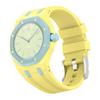 Silicone Watch Bands, Quick Release Watch Strap with Stainless Steel Buckle, Waterproof Smart Watch Strap for Men Women
