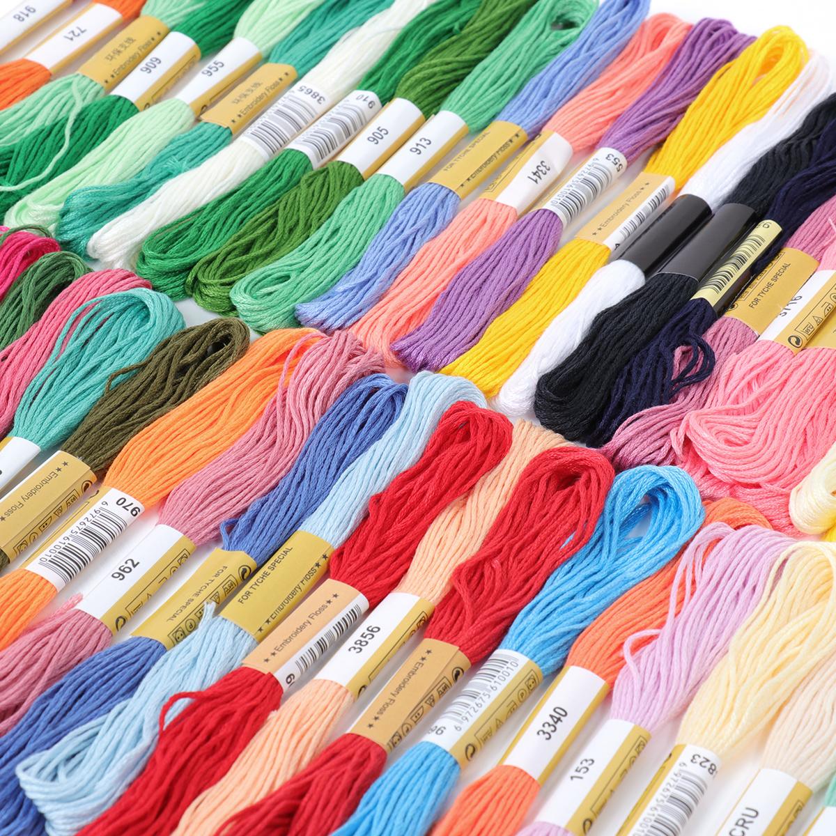 

Нитки для вышивки Color Random 50 цветов, набор по 8 м. Цвета для вышивки крестом обильные и красивые! Нитки для вышивания