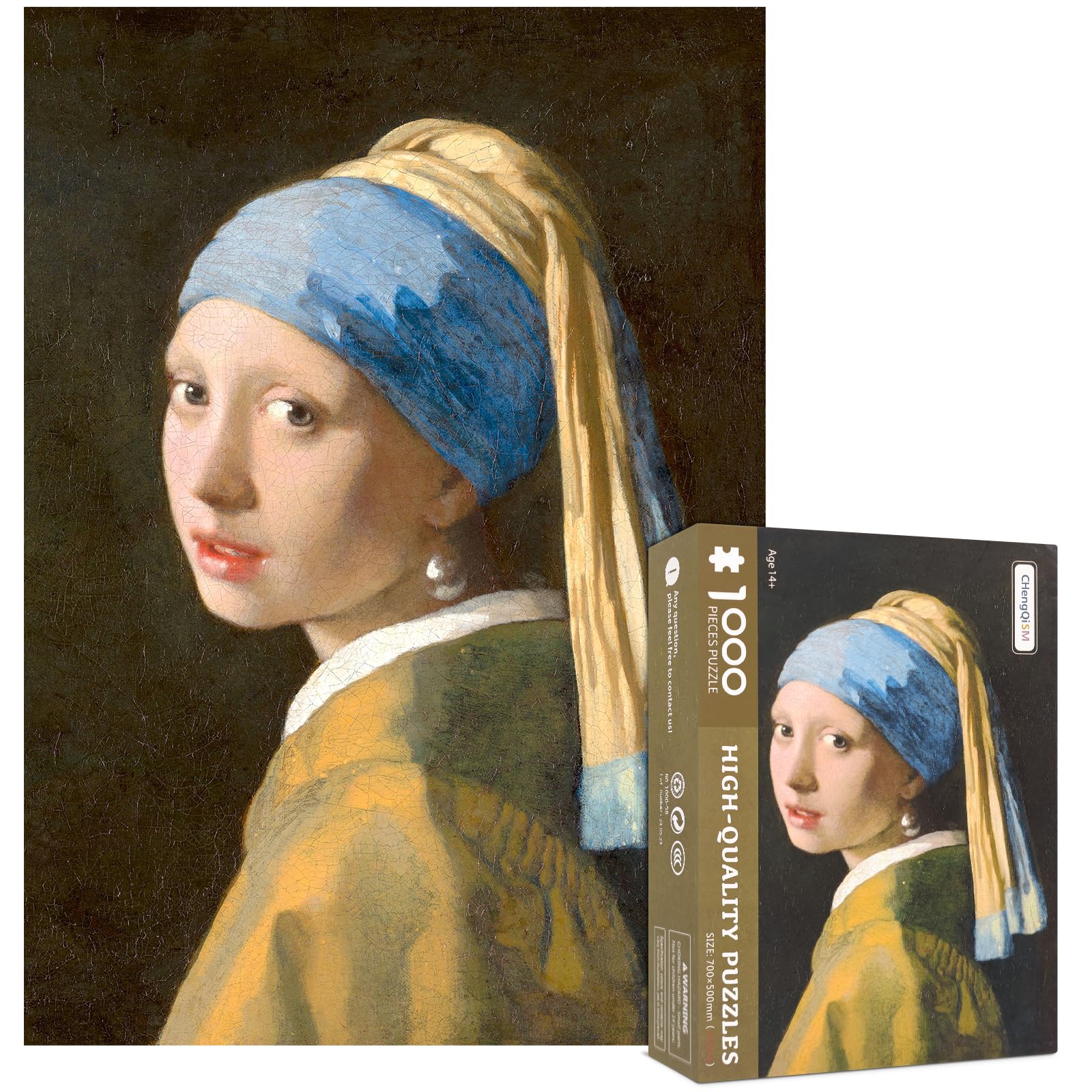 

CHengQiSM Пазл Great Стильный подарок для интерьера Пазл из 1000 деталей, Шедевр (70x50cm),