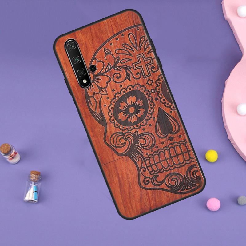 Natural Bamboo Wood Pattern Print For Huawei Nova 5T 9 10 SE 7i 8i 11i 12i Y60 Y61 Y70 Y72 Y73 Y90 Y91 P20 P40 P30 Lite Case