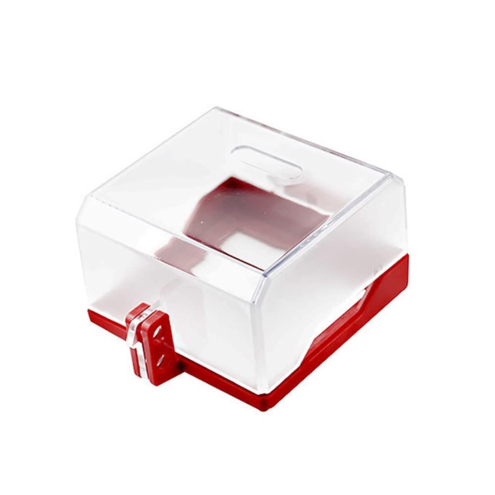 Transparent Transparent Push Start Button Cover Red Power Wall Switch Lock Cover  Worker