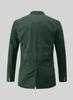 Stylish Formal Wedding Men's Blazer Suede Green Handmade Genuine Leather Lambskin