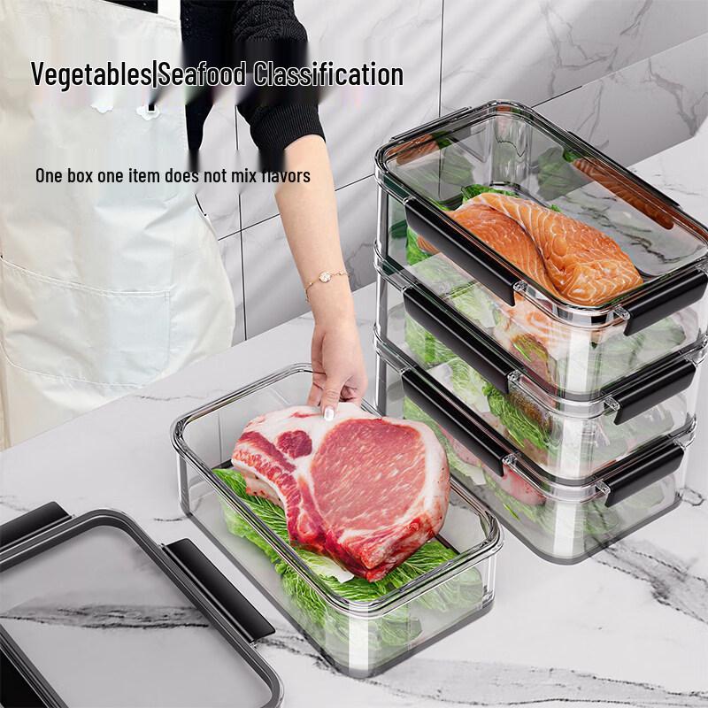ZISIZ Large Capacity Refrigerator Storage Box