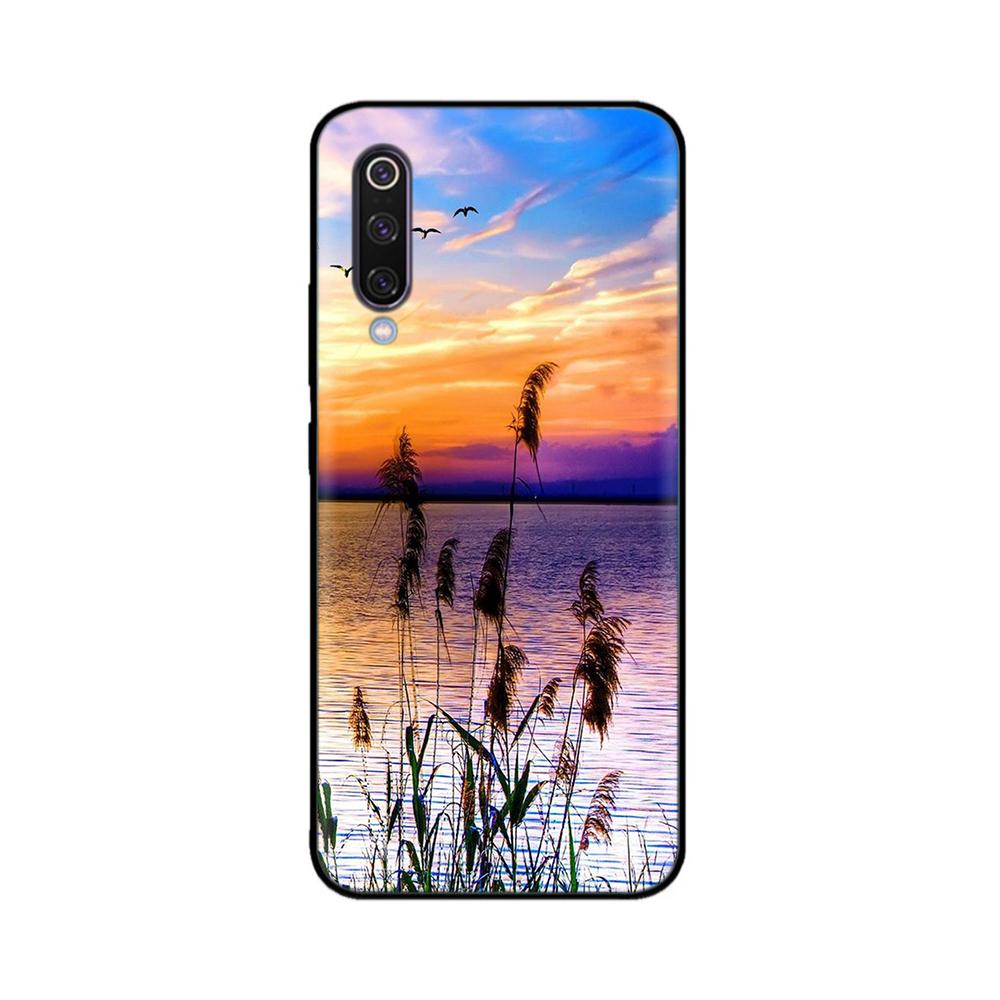 Para Xiaomi Mi 9 Lite Funda Cubierta Trasera de Silicona Suave Fundas para Teléfono Para Xiaomi Mi 9 mi9 Funda Coque para Xiaomi Mi 9 SE Fundas Parachoques de TPU