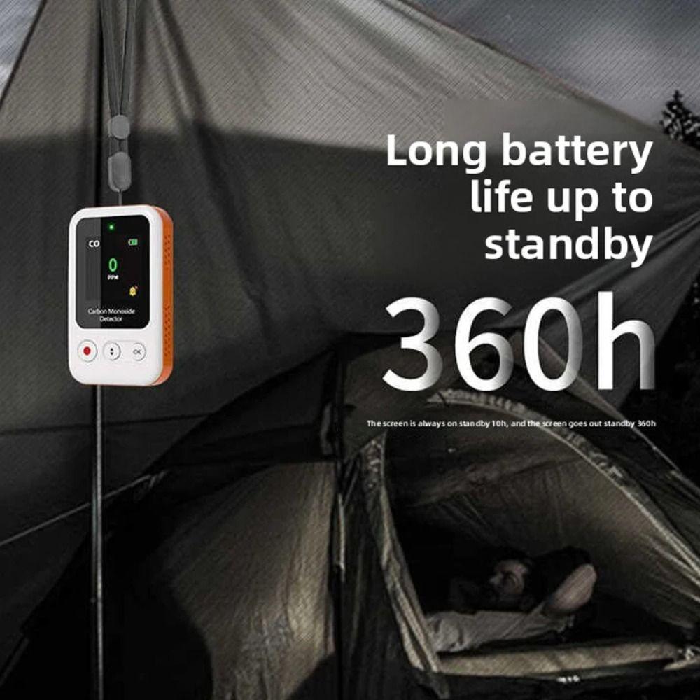 High Definition Carbon Monoxide Detector High Sensitivity Air Quality Monitor  Indoor Outdoor