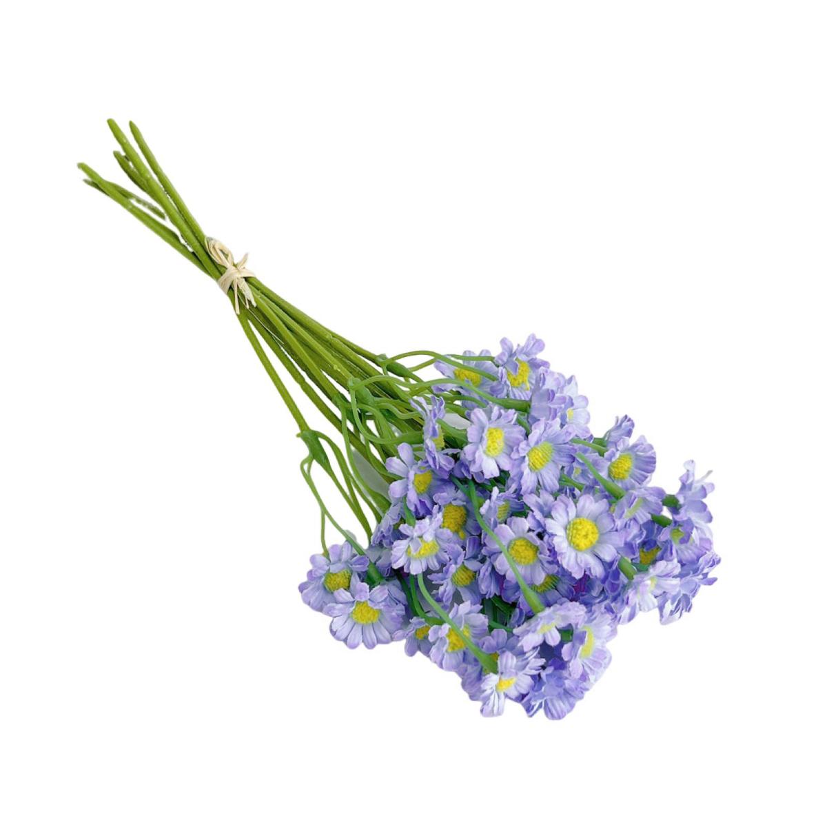 

Искусственный букет ромашек Yousheng, искусственные цветы ромашки, многоразовые искусственные цветы ромашки для вазы, украшения дома, свадьбы, дня рождения, вечеринки фиолетовый