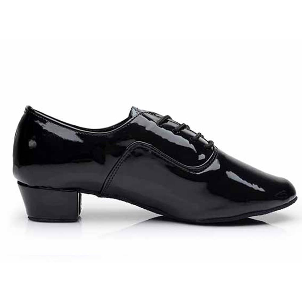 34-45 Size Boys Adult Men Latin Dance Shoes Soft Sole Ballroom Standard Dancing Shoes Heeled 3.5cm