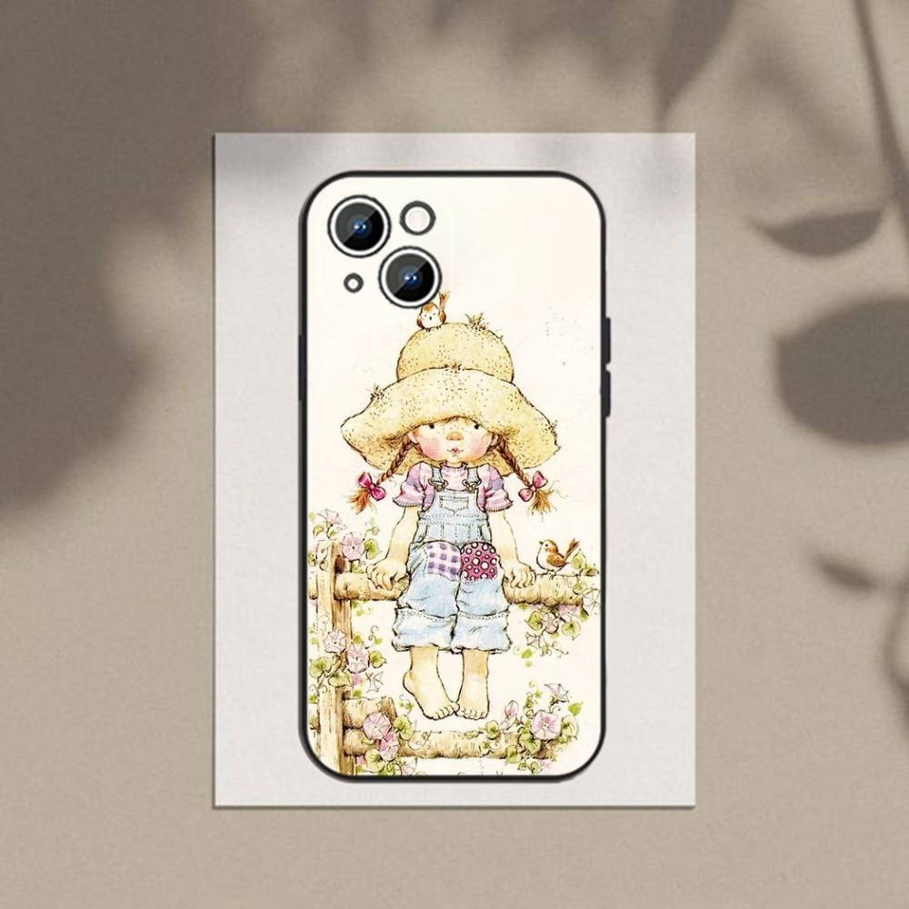 

Sarah Kay Phone Case Phone Case For Apple iPhone 15,14,13,12,11,XS,XR,X,8,7,Pro,Max,Plus,mini Silicone Black Cover iPhone12mini