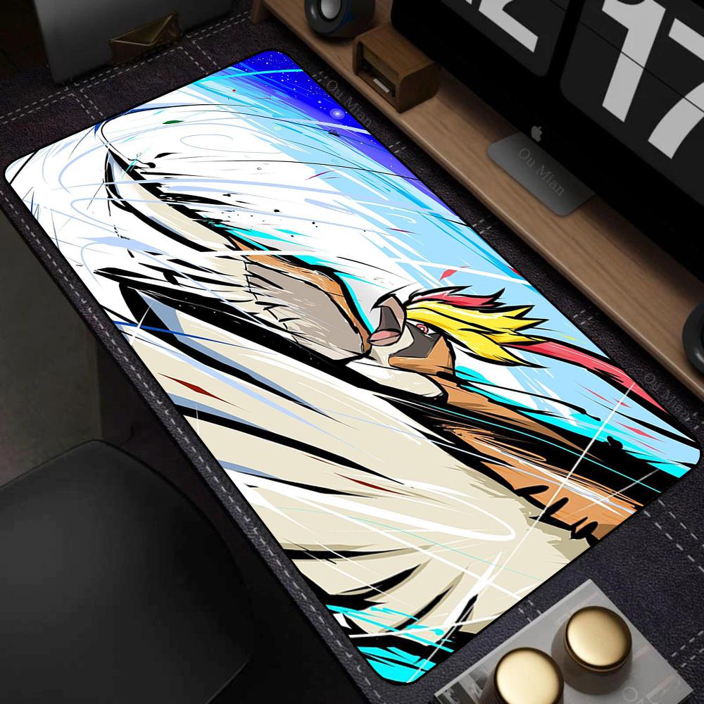 Large Kawaii Mouse Pad Laptop Non Slip Gaming Keyboard Mats Rug New Japan Anime P-pokemon Mousepad XL Gamer Cabinet elf Desk Mat