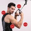 Ergonomic Row Handle Cable Attachment Double D Row Handle Grip Biceps Triceps Back Workout Row Handle for Homes Gym