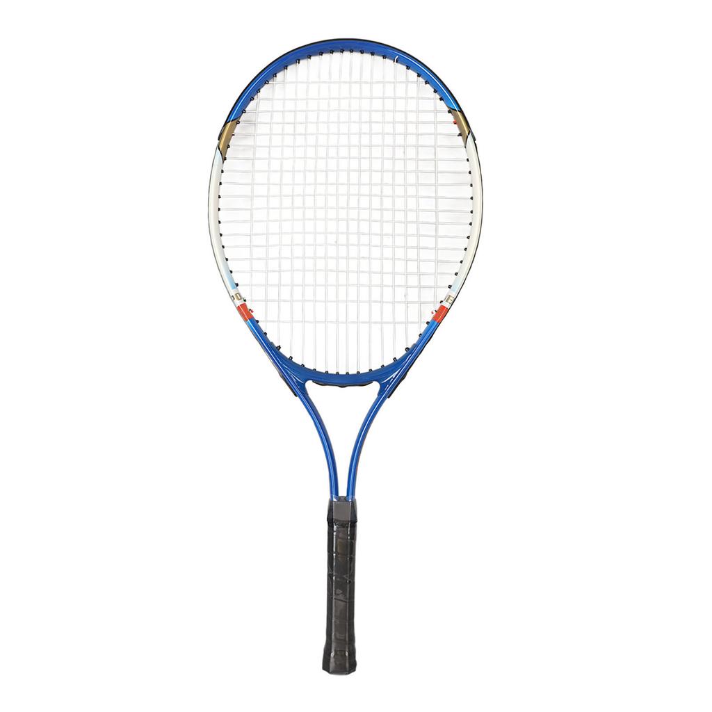 REGAIL Adult Tennis Racket 27in Aluminum Alloy Lightweight Recreational Racket for Training Blue