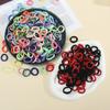 100pcs Women S Seamless Thumb Ring Hair Ties Bagged Ponytail Holders With Small Elastic Bands For Diy Simple Fashion Hair Cord