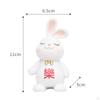 Statue Weddings Animal Sculptures Collectible Figures Miniature Bunny Resin Figurines for Home Shelf
