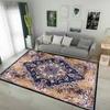 Retro Persian Style Carpet for Living Room Home Decoration Luxury Lounge Rug Soft Bedroom Carpet Non-slip Bedside Mats Washable