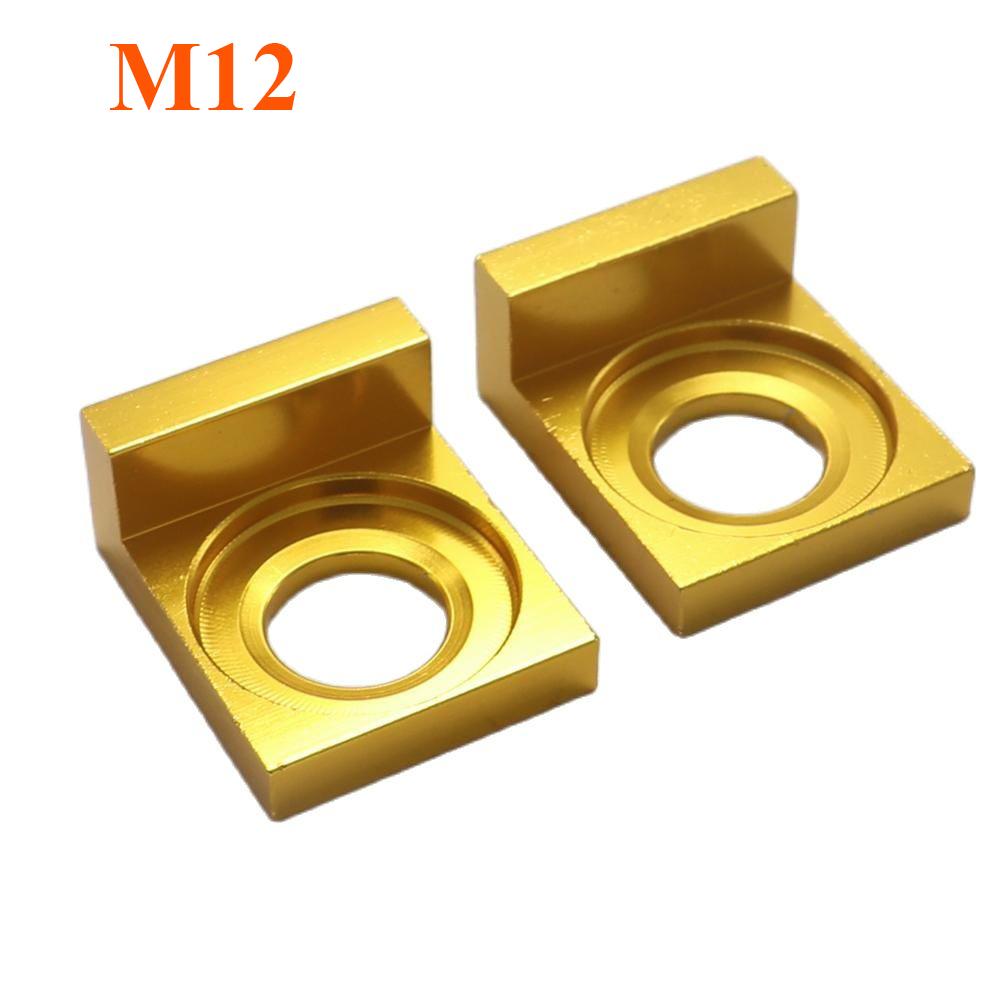 12mm/15mm Aluminum CNC Chain Block Axle Tensioner Adjuster for Motorcycle Pit Bike XR50 CRF70 SDG 107 125