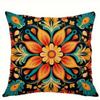 Vikama Mandala Throw Pillow Set - Double-Sided Printed For Living Room Sofa Cushions, Bedroom Pillows, Home Decor