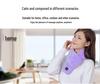 Unisex Smart USB Heated Scarf with Neck Protection, Vibration, Hot Compress & Massage