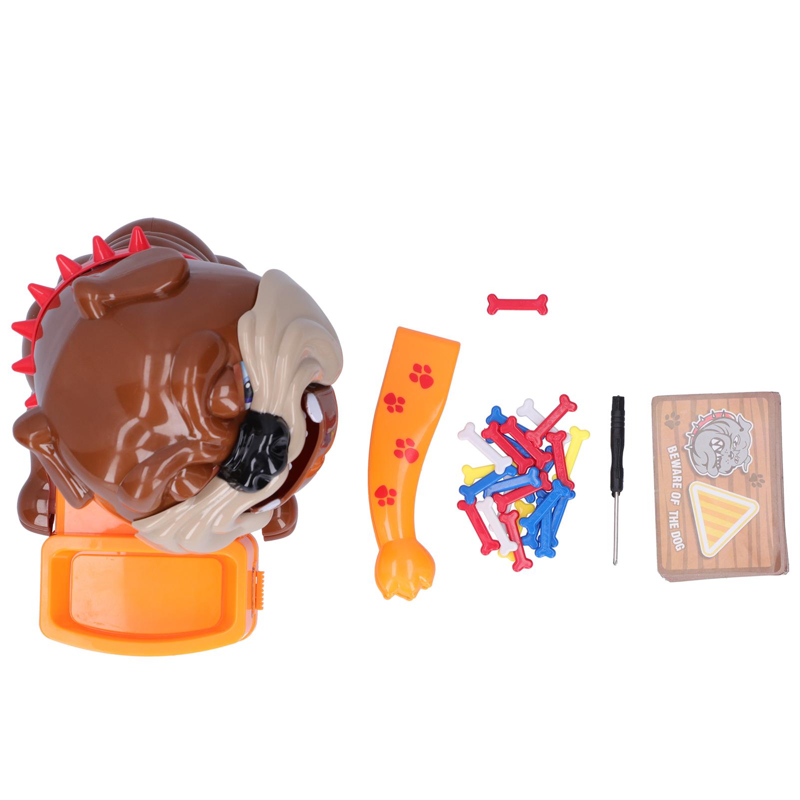 Vicious Dog Chewing Bone Electronic Tricky ParentChild Interactive Toy Funny Game Child Gift(Mischief Toy )