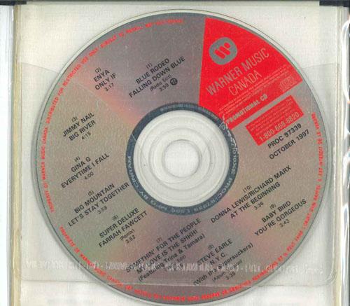 CD РАЗЛИЧНЫЕ Warner Music Canada Октябрь 1997 PROC97339 WARNER MUSIC CA 1997 Канада Рок Б/у