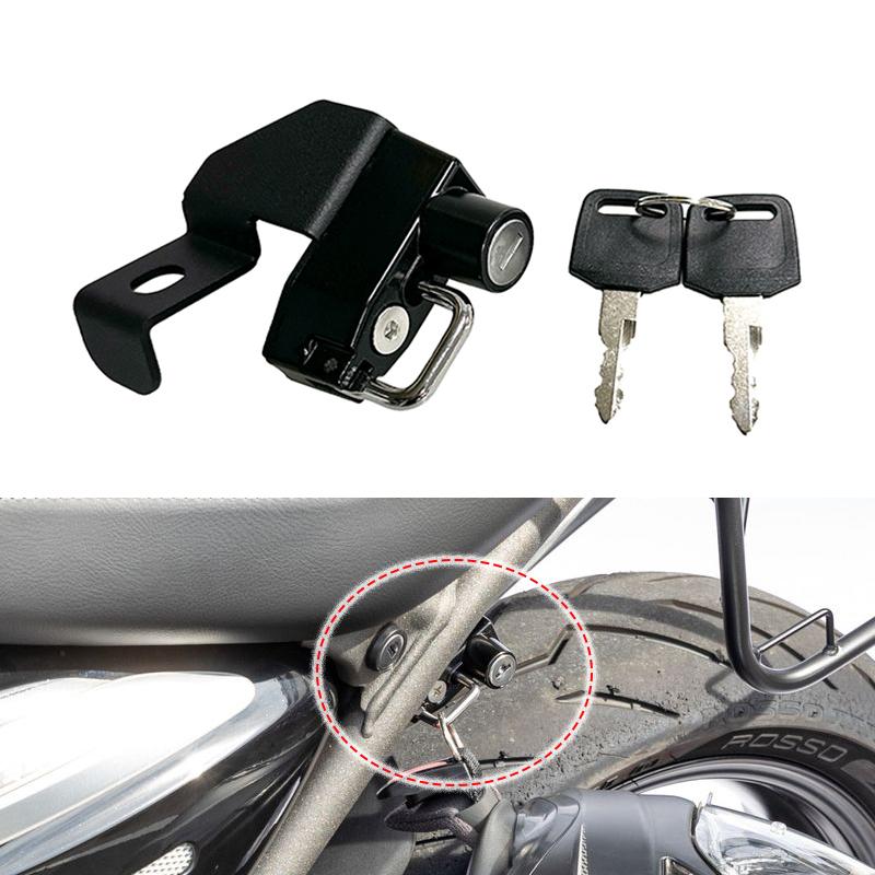 2024 New Motorcycle Helmet Lock Anti-theft Security Mount Hook For Speed400 Scrambler400X Speed 400 Scrambler 400X 2024-2025