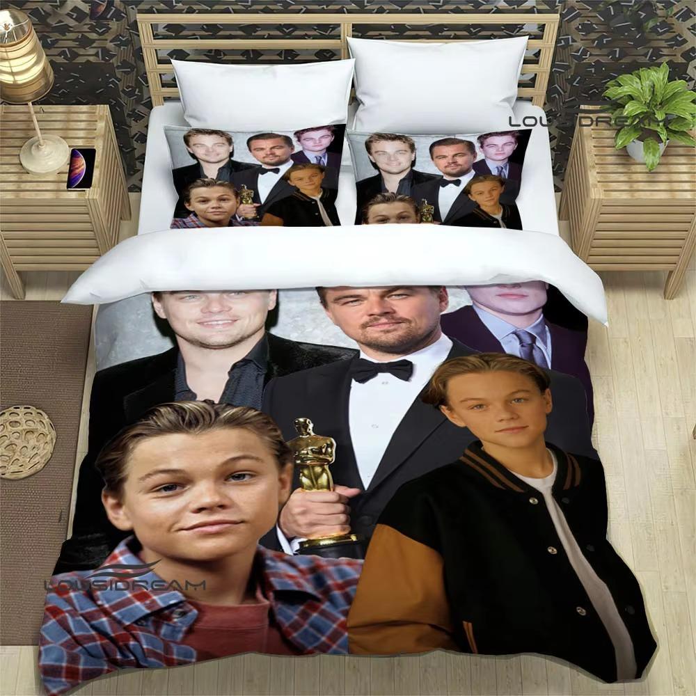 Seturi de lenjerie de pat tipărite Titanic Leonardo DiCaprio set de rechizite de pat rafinat set de pat cuvertură de pilotă cadou de ziua de nastere