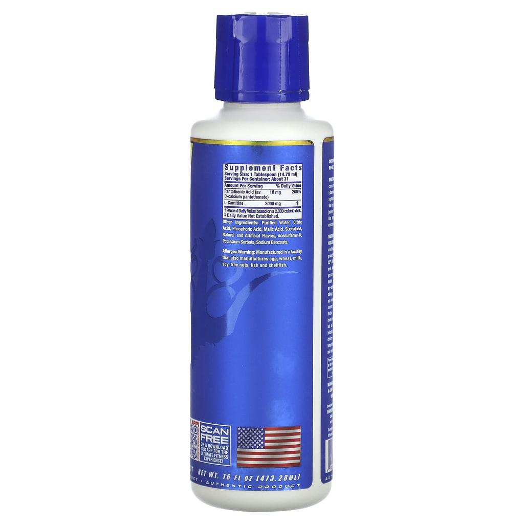 Vital Edition, L-Karnitin xs 3000, Příchuť Mango Ananas, 473,28 ml(16 fl oz)
